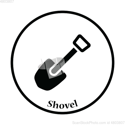 Image of Camping shovel icon