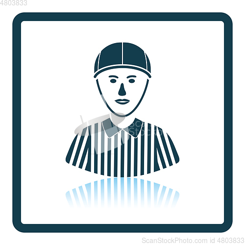 Image of American football referee icon
