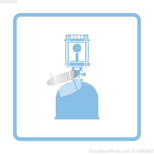 Image of Camping gas burner lamp icon