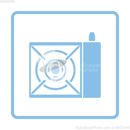 Image of Camping gas burner stove icon