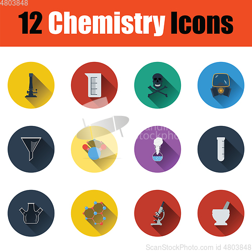 Image of Chemistry icon set