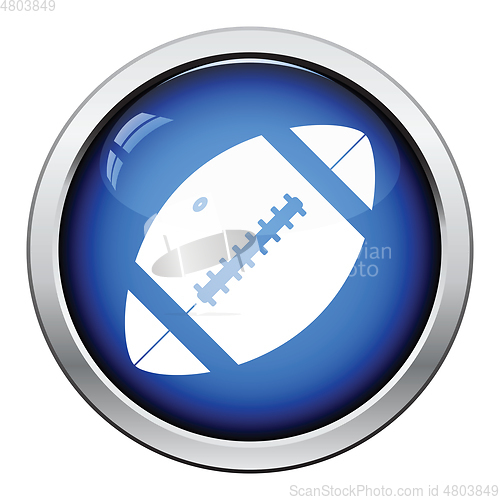 Image of American football ball icon