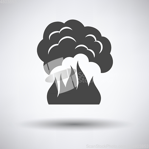 Image of Fire and smoke icon