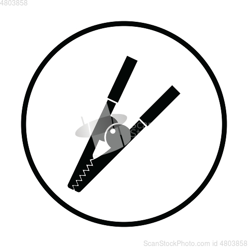 Image of Crocodile clip icon