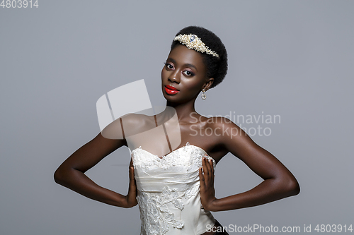 Image of Beautiful black skin bride