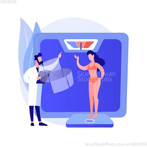 Image of Body Mass Index abstract concept vector illustration.