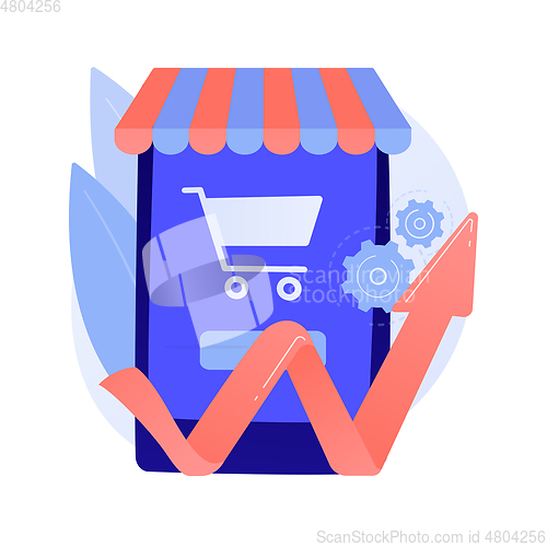 Image of Promote your business abstract concept vector illustration.
