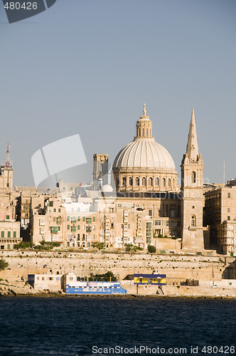 Image of valletta malta grand harbor 