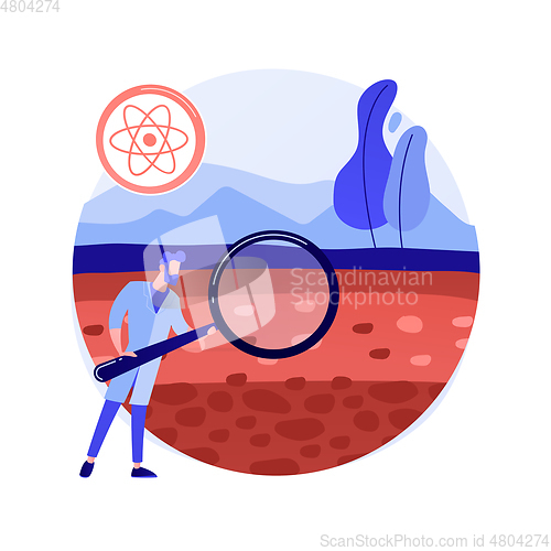 Image of Soil science abstract concept vector illustration.