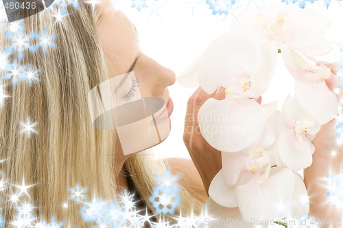 Image of white orchid