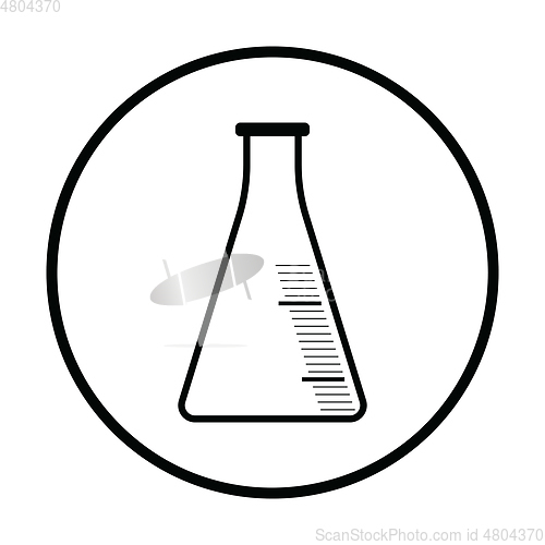 Image of Icon of chemistry cone flask