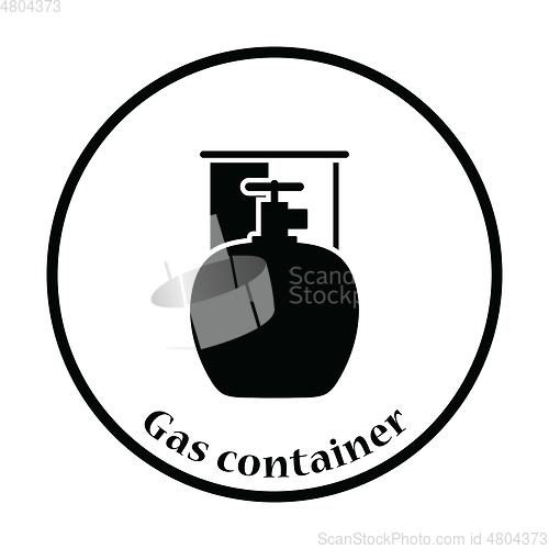 Image of Camping gas container icon