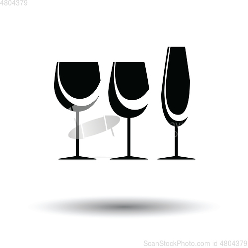 Image of Glasses set icon