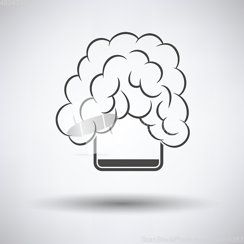 Image of Icon of chemistry reaction in glass
