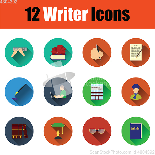 Image of Set of writer icons