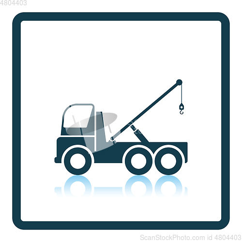 Image of Car towing truck icon