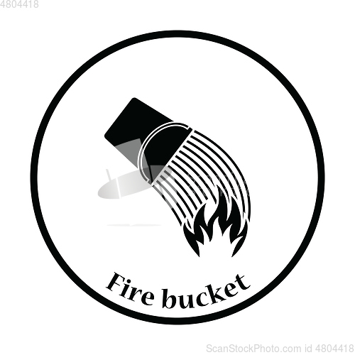 Image of Fire bucket icon