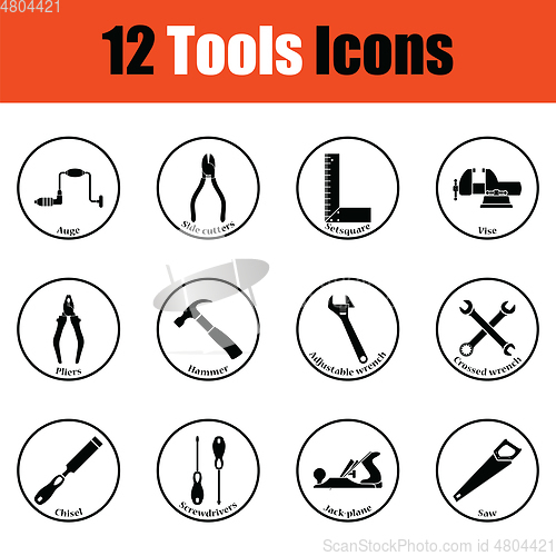 Image of Tools icon set