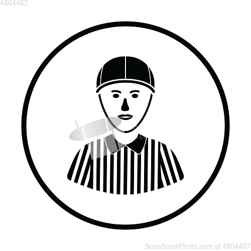 Image of American football referee icon