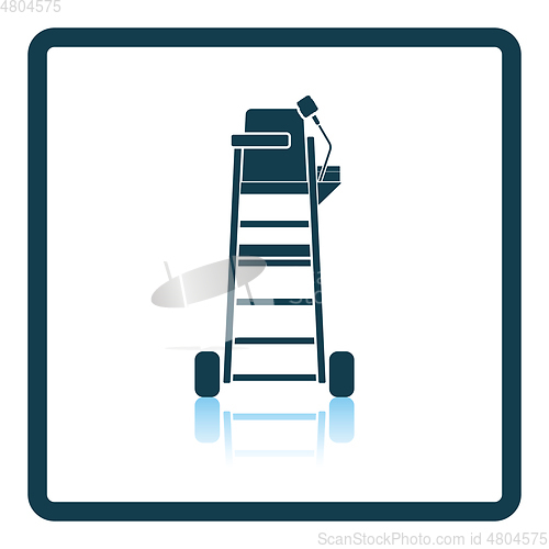 Image of Tennis referee chair tower icon