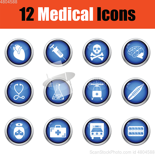 Image of Medical icon set. 