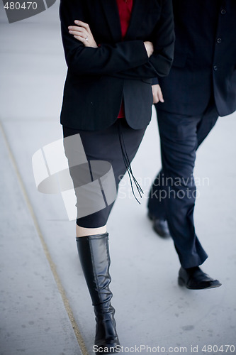 Image of Business people walking