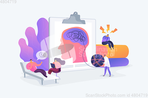 Image of Psychologist service concept vector illustration