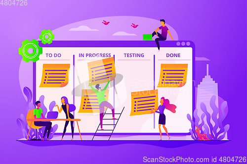 Image of Task management concept vector illustration