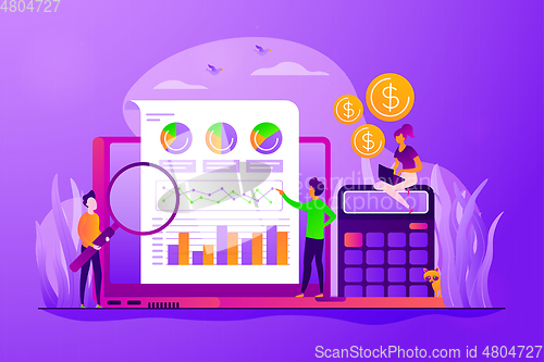 Image of Business analysis concept vector illustration