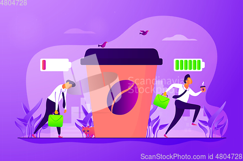 Image of Coffee break concept vector illustration