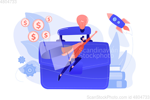 Image of Leadership concept vector illustration.