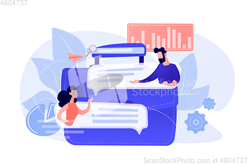 Image of Consulting concept vector illustration.