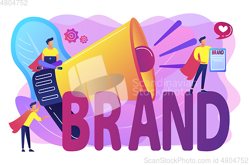 Image of Personal brand concept vector illustration