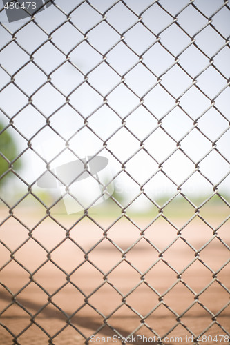 Image of Chain link fence