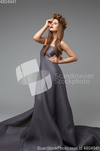 Image of girl in long dress