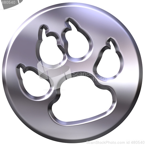 Image of 3D Silver Framed Dog Print