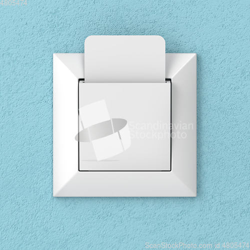 Image of Key card reader on the wall