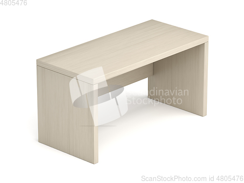Image of Modern wooden desk