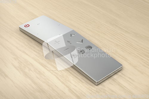 Image of Silver remote control for smart tv