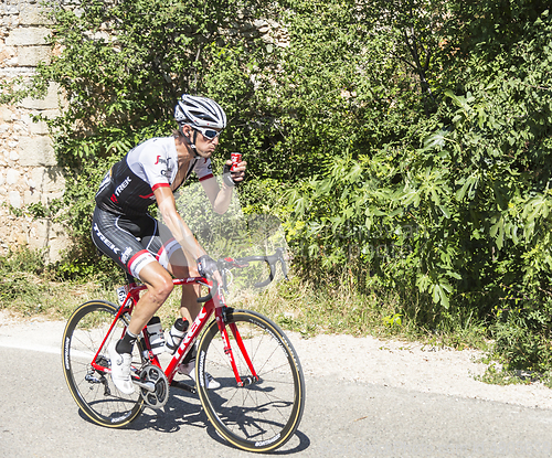 Image of The Cyclist Frank Schleck on Mont Ventoux - Tour de France 2016