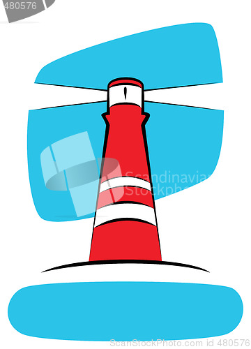 Image of Red lighthouse