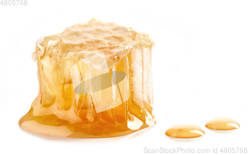 Image of honey combs macro