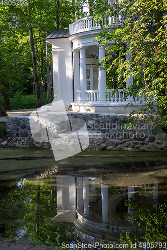 Image of coffee pavilion - rotunda in Kemeri, Latvia