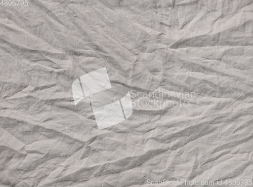 Image of crumpled linen fabric