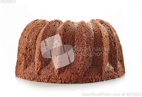 Image of freshly baked chocolate cake