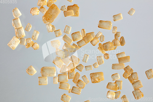 Image of granulated brown sugar macro