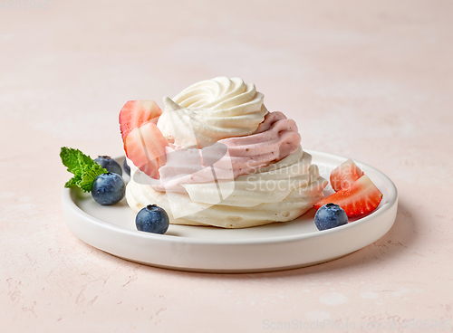 Image of meringue dessert cake