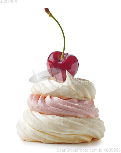 Image of meringue cookie cake pavlova