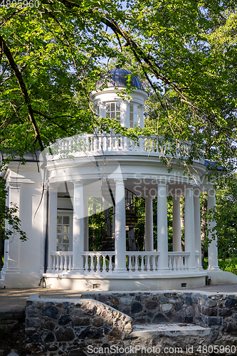 Image of coffee pavilion - rotunda in Kemeri, Latvia