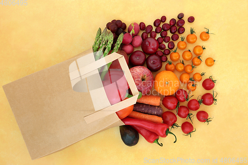 Image of Groceries of Fruit and Vegetables High in Lycopene